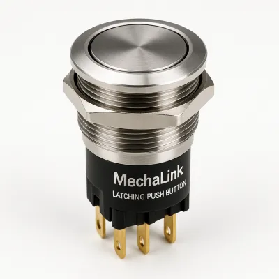 Product MechaLink Latching Push Button model C8F57F Image