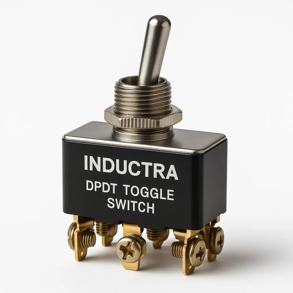 Inductra DPDT Toggle Switch model 339638