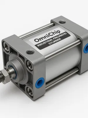 OmniChip Industrial Pneumatic Cylinder model 5BCFF4