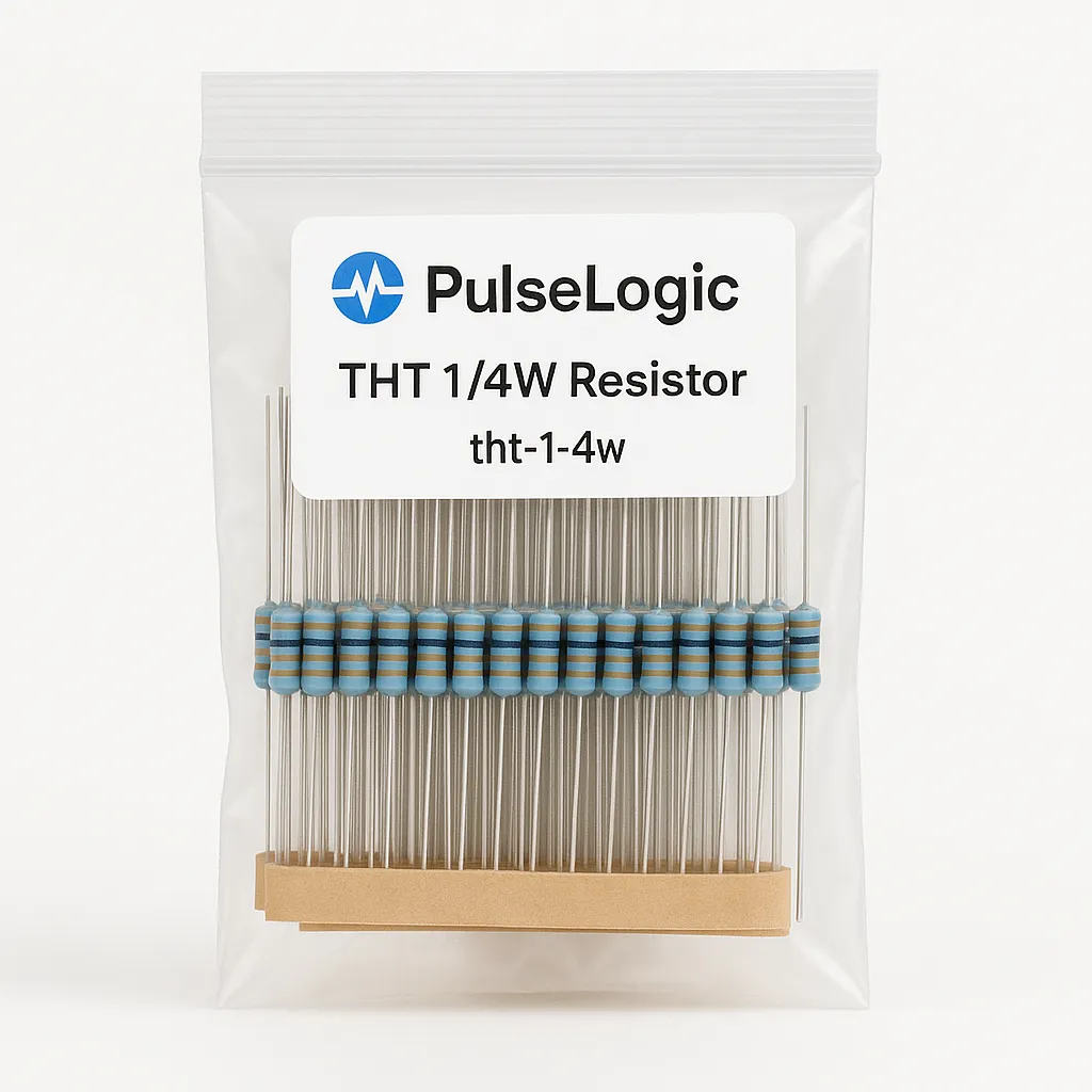 PulseLogic THT 1/4W Resistor model BFE097